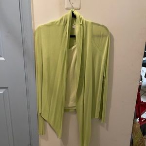 Green Cardigan/ Tank Top